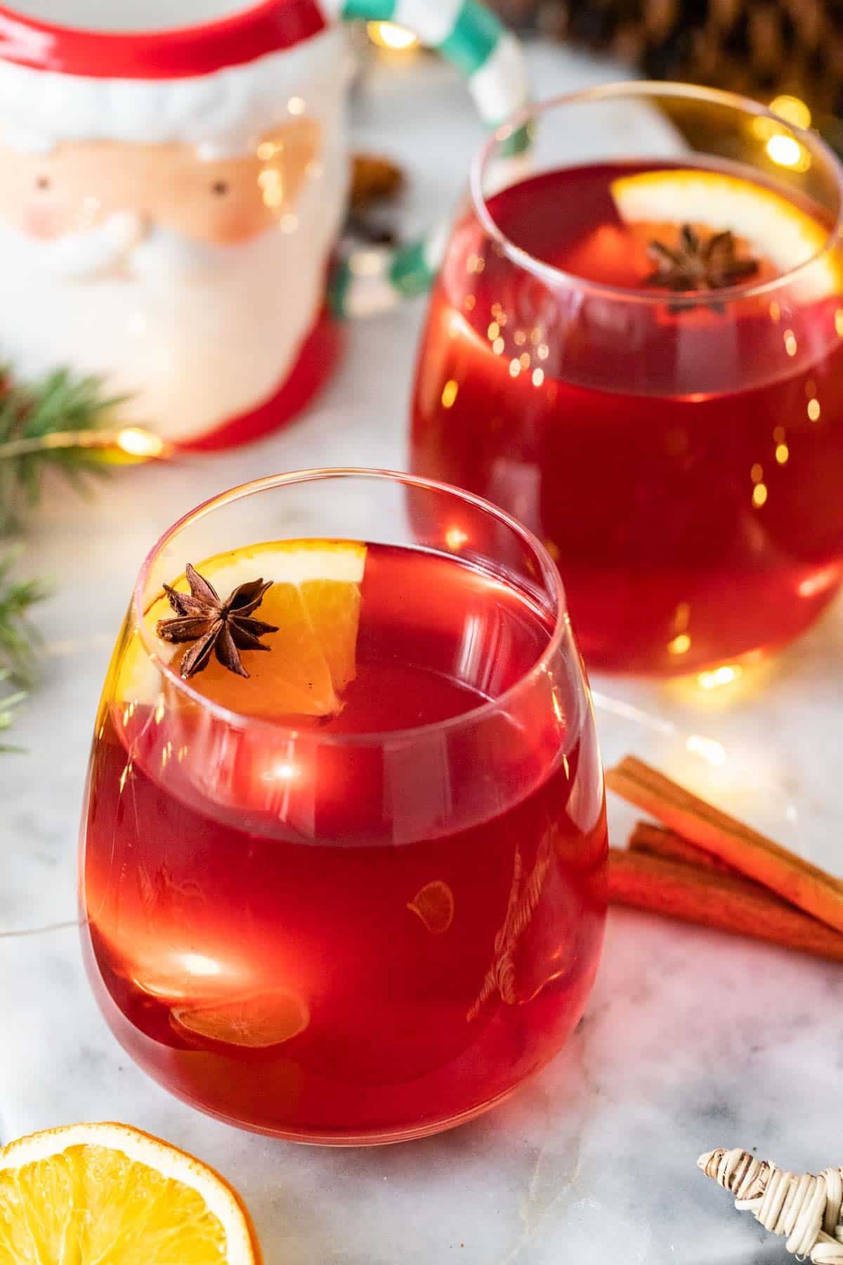 Mulled Spiced Grape Juice